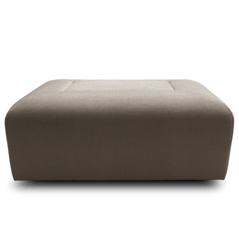 home24 Hocker Miu Magic 102 x 41 x 102cm Braun Webstoff Concha: Braun von home24