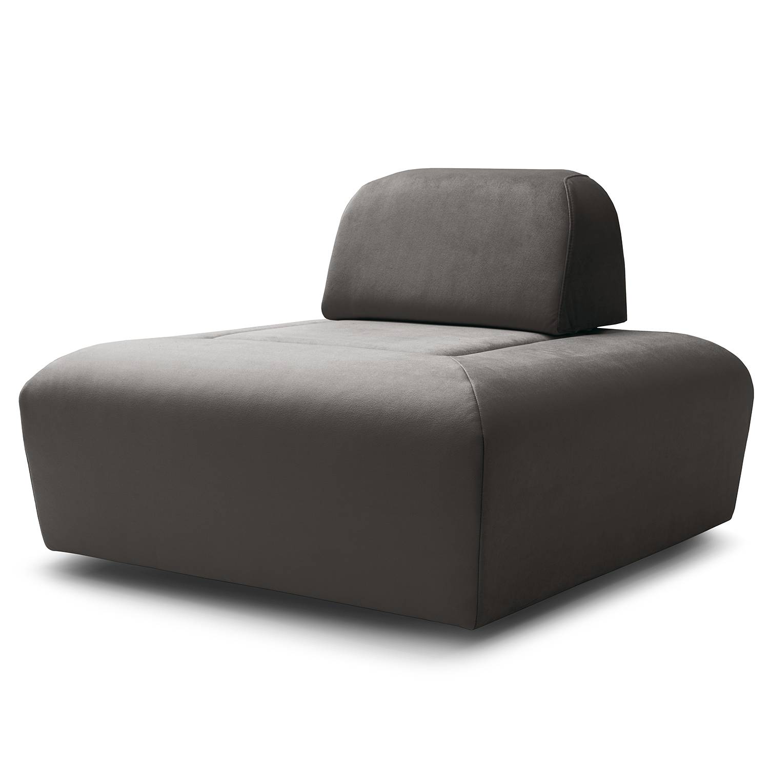 home24 Rückenlehne Miu Magic S Grau Samt Sadia 56 x 33 x 30cm Modern home24 Rückenlehne Miu Magic S Grau Samt Sadia 56 x 33 x 30cm Modern von home24