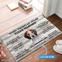 Beaglier Fußmatte, Matte, Teppich, Besuch Meiner Hausmatte, Perfektes Geschenk Für Hundeliebhaber, Hund Wohnkultur, Lustige Fußmatte von miumaxgifts