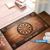 Darts Personalisierte Fußmatte, Teppich, Matte, Fußmatte Für Zuhause, Geschenk Dartspieler, Decor Home von miumaxgifts
