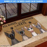 Sphynx Katzen Fußmatte, Katzenteppich, Wenn Mein Haus Fußmatte Besucht, Perfektes Geschenk Für Katzenliebhaber, Home Decor, Housewarming Teppich von miumaxgifts