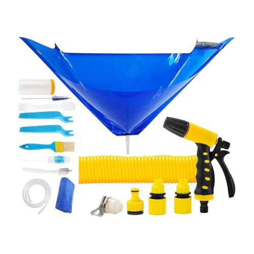 Air Conditioner Cleaning Kit, Air Conditioner Split Wash Bag, Wall Mounted Unit Dust Protector, Waterproof Service Cover, Household Maintenance Tool for Home Use, 1 Set von mivceklw