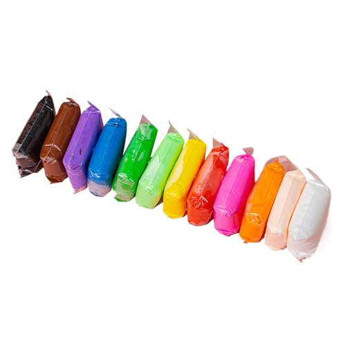 Colorful Air Dry Modeling Clay, Creative Craft Set for Boys and Girls, Educational Crafting Activity for Home School Art Projects in Bedroom or Living Room, 9.06 Inches, 1 Set von mivceklw