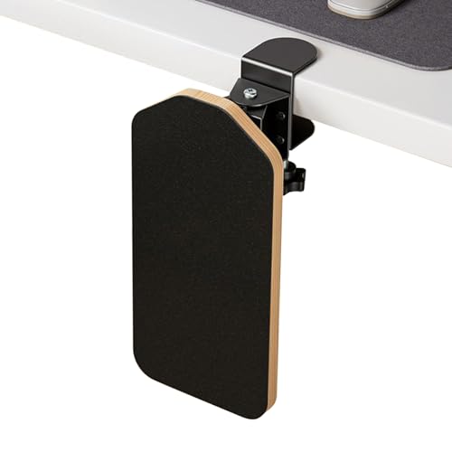 Computer Arm Rest for Desk, Wooden Forearm Cushion, 90 Degree Adjustable Folding Support, Smooth Ergonomic Edge, Space Saving Clamp Design Ideal for Typing Studio Airplane Work Gameplay Computer Arm Rest for Desk, Wooden Forearm Cushion, 90 Degree Adjustable Folding Support, Smooth Ergonomic Edge, Space Saving Clamp Design Ideal for Typing Studio Airplane Work Gameplay von mivceklw