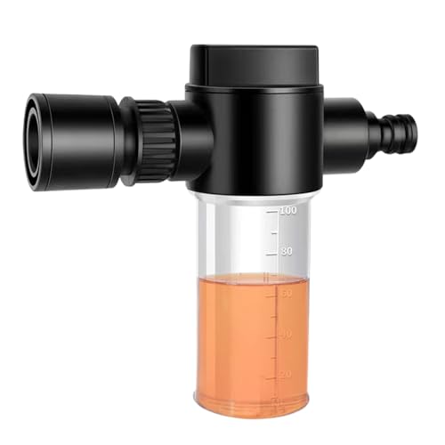 Foam Sprayer, Pressure Washer Attachment, Car Cleaning Tool, Adjustable Nozzle Design, Built in Measurement Scale for Vehicle Detailing and Garden Watering, 5.91x5.71 Inches von mivceklw