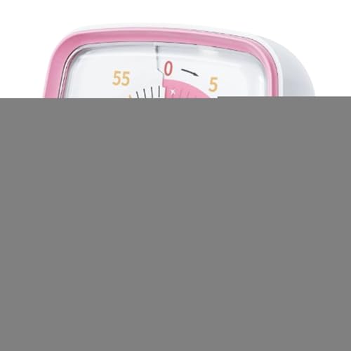 Kids Countdown Timer with Rainbow Pattern, 60-Minute Silent Desk Clock for Study, Focus, and Tasks, Visual Timer for Classroom, Offices, Home, Adults, Children, 3.46x3.46x2.13 Inches von mivceklw