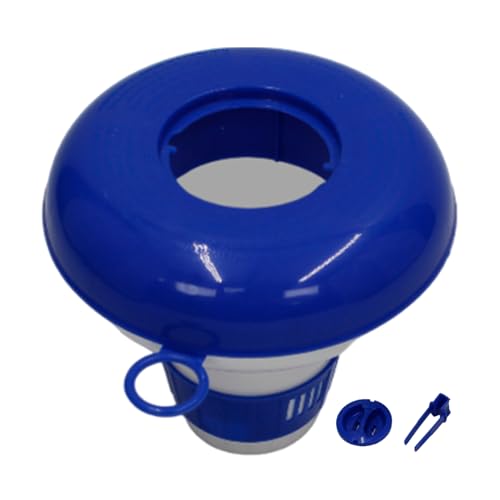 Large Floating Chlorine Holder, Adjustable Tablet Dispenser for Pools or Spas, Floater for Water Sanitizing in Backyard Pool Hot Tub or Fountain, Blue, 5 Inches, 1 Piece Large Floating Chlorine Holder, Adjustable Tablet Dispenser for Pools or Spas, Floater for Water Sanitizing in Backyard Pool Hot Tub or Fountain, Blue, 5 Inches, 1 Piece von mivceklw