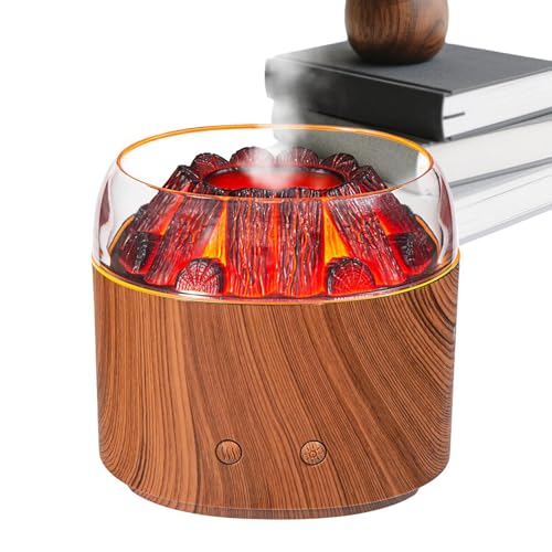 Raumbefeuchter - tragbare Flamme Cooler Nebel Diffusor | 160 ml, EIN stillen Werkzeuggerät mit Warmer Umgebungsbeleuchtung perfekt für Zimmerschreibtisch, Innen-, Auto-, Haus-, Badezimmer- oder Raumbefeuchter - tragbare Flamme Cooler Nebel Diffusor | 160 ml, EIN stillen Werkzeuggerät mit Warmer Umgebungsbeleuchtung perfekt für Zimmerschreibtisch, Innen-, Auto-, Haus-, Badezimmer- oder von mivceklw