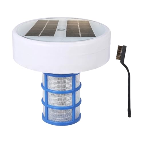 Solar Pool Ionizer, Automatic Water Cleaner with Copper Ionization, Multi-Color Led Lights for Freshwater & Saltwater Pools and Spas, Eco-Friendly Water Purifier, 1 Piece von mivceklw