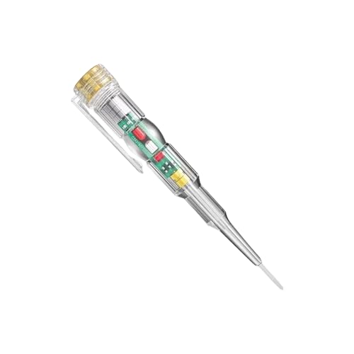 Spannungstester Stift - Draht- und Stromtest -Werkzeug | Reparaturreparaturen und elektrische Fehlerbehebung Überlastschutzstift mit LED -Indikator zur Erkennung von Drahtseilpunkten, Outlet -Tests von mivceklw