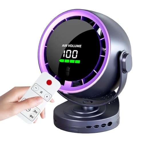 Table Top Remote Fan, Cordless Digital Display Table Fan, Powerful Quiet Airflow, Compact Rechargeable Design, Adjustable Speed Settings, Perfect for Home Workplace Apartment Dorm Personal Cooling Table Top Remote Fan, Cordless Digital Display Table Fan, Powerful Quiet Airflow, Compact Rechargeable Design, Adjustable Speed Settings, Perfect for Home Workplace Apartment Dorm Personal Cooling von mivceklw