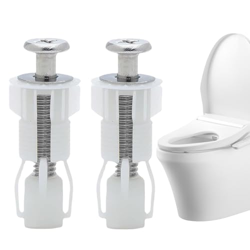 Toilet Seat Screws, Bolt and Nut Kit, Seat Tightening Hardware Set for Bathroom Repair and Secure Toilet Seat Fastening at Home or for Floor Mount Installation Toilet Seat Screws, Bolt and Nut Kit, Seat Tightening Hardware Set for Bathroom Repair and Secure Toilet Seat Fastening at Home or for Floor Mount Installation von mivceklw