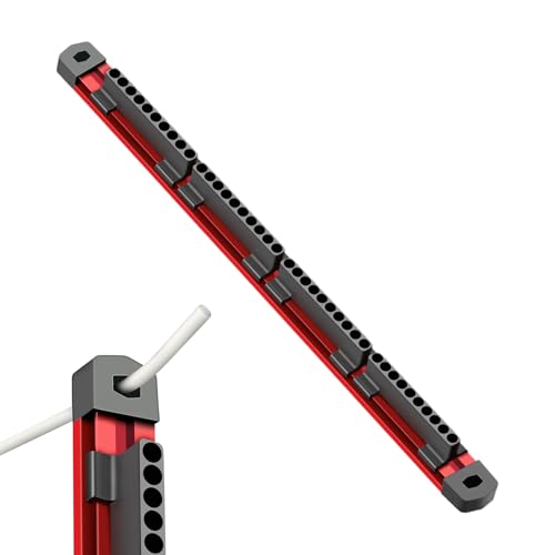 Wall-Mounted Magnetic Bit Organizer, 40 Slot Power Tool Bit Storage for Workshop, Socket Mount Strip for Carpenters, Garage Walls, Woodworking and Tool Stations, 40 x 4 cm Wall-Mounted Magnetic Bit Organizer, 40 Slot Power Tool Bit Storage for Workshop, Socket Mount Strip for Carpenters, Garage Walls, Woodworking and Tool Stations, 40 x 4 cm von mivceklw