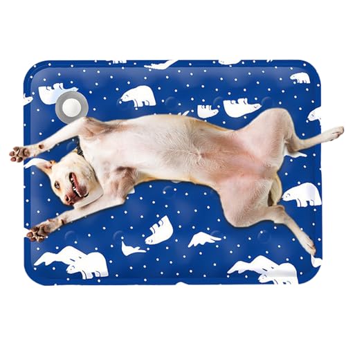 mivceklw Dog Cooling Mat, Waterproof Ice Pad for Crates and Car Seats, Pet Sleeping and Napping Accessory for Sofa Floor Kennels Room Home Apartment Living and Outdoor Use von mivceklw