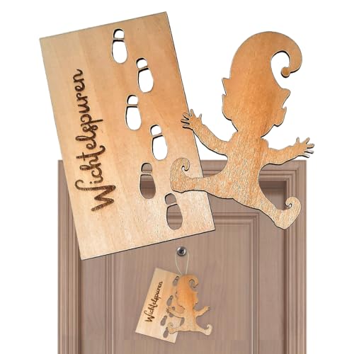 mivceklw Gnome-Fußabdruck-Vorlage - Weihnachtsvorlage für Innendekorationen | Hölzerne Fußabdruck-Schablonen für Böden und Fenster, weihnachtliche Bodenvorlage für DIY-Dekorationen mivceklw Gnome-Fußabdruck-Vorlage - Weihnachtsvorlage für Innendekorationen | Hölzerne Fußabdruck-Schablonen für Böden und Fenster, weihnachtliche Bodenvorlage für DIY-Dekorationen von mivceklw