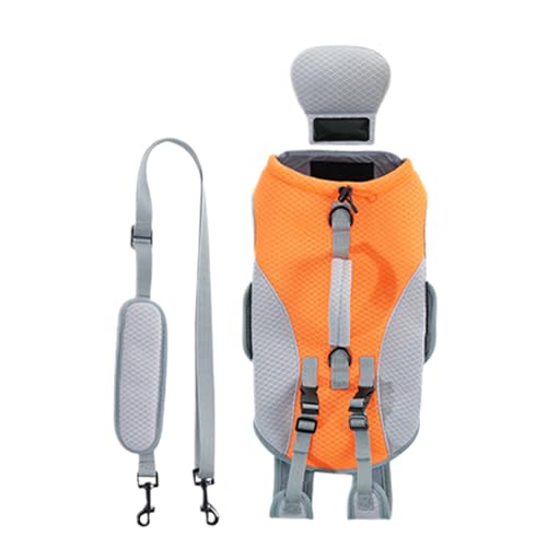 mivceklw Kühlgeschirr Für Hunde - Kühlweste mit Geschirrfunktion - Verstellbare Kühlweste Für Kleine & Mittelgroße Hunde Sommerhitze Camping Outdoor Picknick von mivceklw