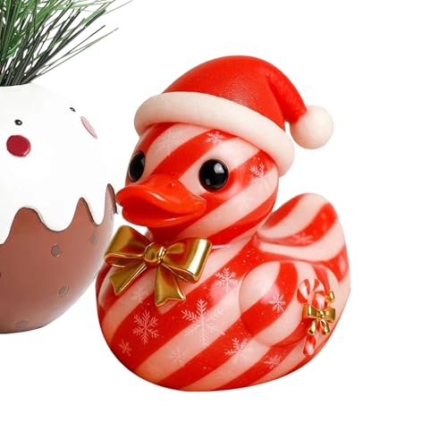 mivceklw Kunstharz-Enten | -Weihnachts-Enten Figuren | Niedlicher Weihnachtsbaum Zuckerstange Textur Tier Tischornament für Zuhause Arbeitsplatz Kamin Kinderzimmer Theke Party Auto Innenraum mivceklw Kunstharz-Enten | -Weihnachts-Enten Figuren | Niedlicher Weihnachtsbaum Zuckerstange Textur Tier Tischornament für Zuhause Arbeitsplatz Kamin Kinderzimmer Theke Party Auto Innenraum von mivceklw