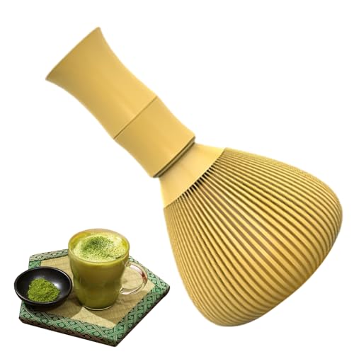 mivceklw Matcha Schneebesen,Manueller Matcha Pulver Quirl - Spülmaschinenfester Tee Mixer Pinsel Für Zubereitung Anfänger Reise Camping von mivceklw