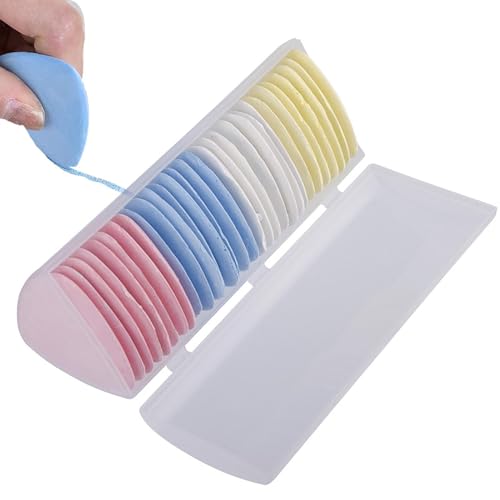 mivceklw Nähkreide, Quiltkreide,Löschbares Stoffmarker-Werkzeug, dreieckige Kleidungskreide - Nähzubehör, Quiltkreide für professionelle Schneider und Schneiderinnen von mivceklw