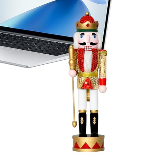 mivceklw Nussknacker-Figuren – Nussknacker aus Holz, Weihnachtsdekoration, Sammlerstück, Tischaufsätze für Arbeitsplatte, Urlaub, Kamin, Schreibtisch, Baum, Innenküche mivceklw Nussknacker-Figuren – Nussknacker aus Holz, Weihnachtsdekoration, Sammlerstück, Tischaufsätze für Arbeitsplatte, Urlaub, Kamin, Schreibtisch, Baum, Innenküche von mivceklw
