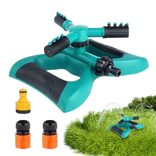 mivceklw Rasensprinkler für Hof, Verstellbarer 360-Grad-Drehung, Gartensprinklerkopf für große Flächenabdeckung, 360-Grad-Drehung, große Flächenabdeckung, Bewässerungssystem für Gemüsebeete, mivceklw Rasensprinkler für Hof, Verstellbarer 360-Grad-Drehung, Gartensprinklerkopf für große Flächenabdeckung, 360-Grad-Drehung, große Flächenabdeckung, Bewässerungssystem für Gemüsebeete, von mivceklw