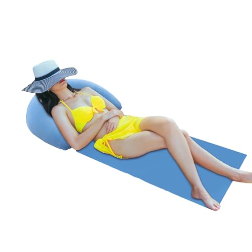 mivceklw Strandmatte, aufblasbar, für den Außenbereich, sandfest, faltbar, Entspannungspad, tragbar, Sonnenbadmatte, perfekt für Familie Freunde, Helldunkelblau, 160 x 70 cm, Graurot mivceklw Strandmatte, aufblasbar, für den Außenbereich, sandfest, faltbar, Entspannungspad, tragbar, Sonnenbadmatte, perfekt für Familie Freunde, Helldunkelblau, 160 x 70 cm, Graurot von mivceklw