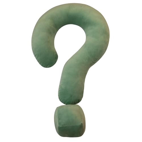 mivceklw U-förmiges kreatives Nacken-Reisekissen, 55 cm, kreatives großes Fragezeichen, gebogenes Kissen, multifunktionale Nacken- und Kopfstütze, weicher Überwurf zum Schlafen, Reisen, Nickerchen von mivceklw