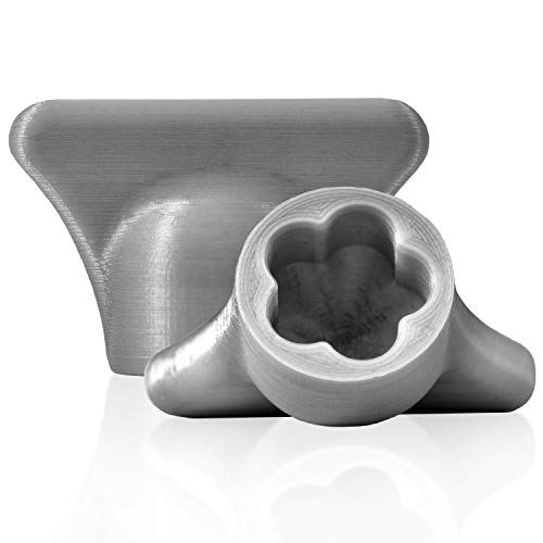 mix-slider - Monsieur Cuisine Connect kompatible Teigblume, Teiglöser Zubehör Küchenmaschine MCC 3D Gedruckt Made in Germany (Silber) von mix-slider