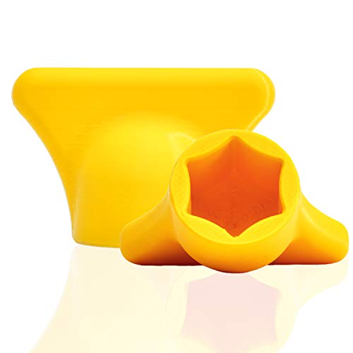 mix-slider - Teigblume für Thermomix, Teiglöser Zubehör für Vorwerk Küchenmaschine TM5 + TM6 3D gedruckt Made in Germany (Gelb) von mix-slider
