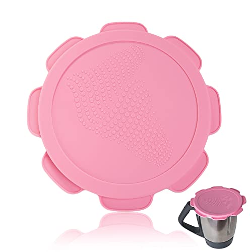 mixcover Silikondeckel wasser-, luft- und geruchsdicht für Thermomix TM5 TM6 TM Friend | BPA frei | Lebensmittelecht – Rosa von mixcover