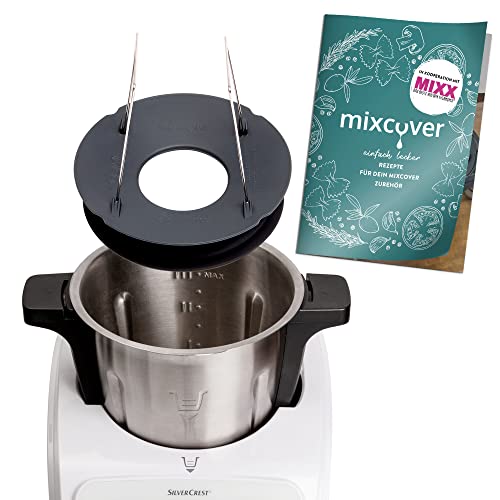 mixcover Mixtopf Verkleinerung mit Ebook Rezeptheft für Monsieur Cuisine Smart und Monsieur Cuisine Connect MCC Häcksel Helfer, Pürieren von mixcover