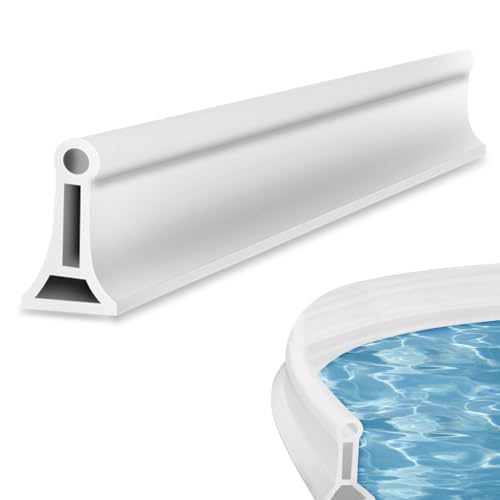 mizikuu 2M Schwallschutzleiste Dusche Selbstklebend, Wassersperre für Duschtür Wasserstopper Auslaufsicherer Faltbare Duschtürschwelle Duschdichtung Gebogen Selbstklebend für Nass Trocken Trennung von mizikuu