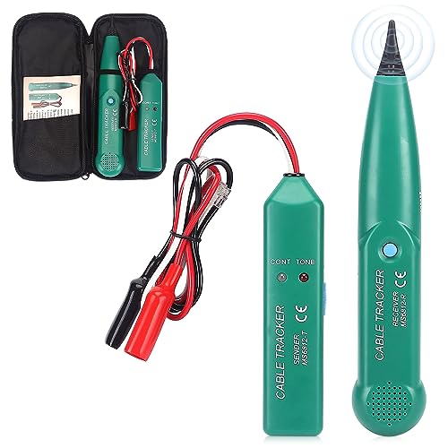 mizikuu Cable Tracker, Kabelbruch Suchgerät Mähroboter Multifunctional Cable Checker Leitungssucher Telefonleitungstest Kabelfinder Kabeltester Leitungssucher Netzwerkkabel-Tester Leitungsfinder von mizikuu