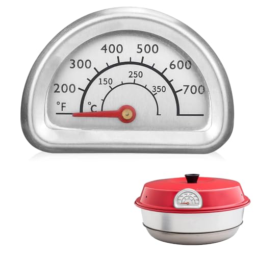 mizikuu Thermometer für Backofen, Ofenthermometer Edelstahl BBQ Grillthermometer Kompatibilität mit Omnia Backofen Temperaturanzeige 0℃-350℃ Kochen Zubehör Backofenthermometer für Küchenbackwaren von mizikuu