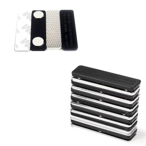 12 Paar Magnetischer Vorhangverschluss, Verdunkelungsrollo Zubehör mit Kleber, Namensschilder Magnete Clips, Vorhangmagnete Clips für Fensterrollos Jalousien Vorhangverschlüsse 12 Paar Magnetischer Vorhangverschluss, Verdunkelungsrollo Zubehör mit Kleber, Namensschilder Magnete Clips, Vorhangmagnete Clips für Fensterrollos Jalousien Vorhangverschlüsse von mkemka