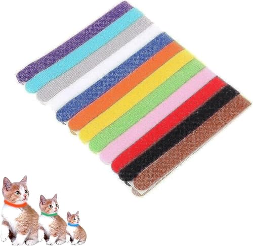 30 Stück Welpen ID Halsbänder Kitten Halsbänder Einstellbar Soft Welpen Kitten Welpenhalsband für Neugeborene Hundekatze von mkemka