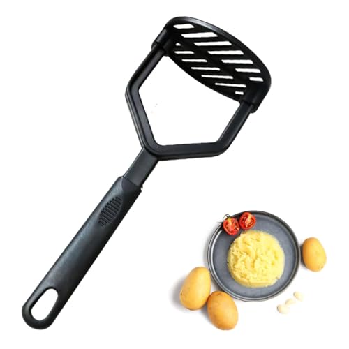 Nylon-Kartoffelstampfer, schwarzer Nylon-Stampfer mit rutschfestem Griff, Kartoffelstampfer, Küchenwerkzeug, Lebensmittelzerkleinerer für Kartoffelbrei, Gemüse, Obst Nylon-Kartoffelstampfer, schwarzer Nylon-Stampfer mit rutschfestem Griff, Kartoffelstampfer, Küchenwerkzeug, Lebensmittelzerkleinerer für Kartoffelbrei, Gemüse, Obst von mkemka