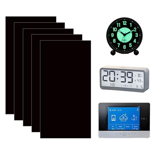 mkemka 5 Blätter LED Licht Dimmer Folie Selbstklebend LED Abdeckung dimmen 50% Lichtdimmer Aufkleber für Lichtwecker Router Fernseher Elektronikgeräte von mkemka