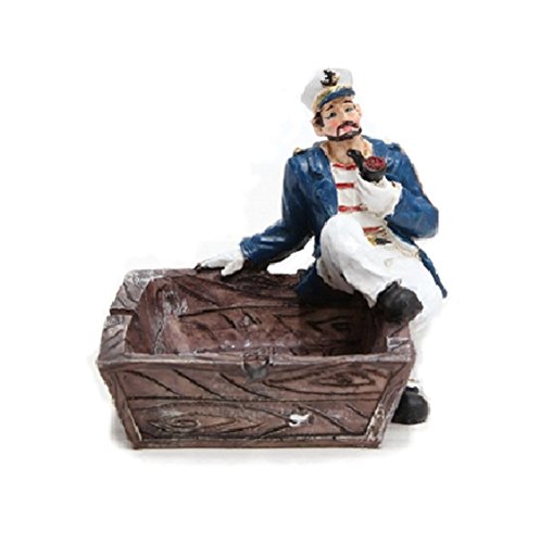 mkki Mediterraner Stil nautischen Captain und Sailor Thema Aschenbecher Ornaments Tisch Aschenbecher Zigarre Aschenbecher Home Dekoration Décor Crafts Geschenke a von mkki