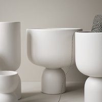 Übertopf Post L - Weiß von mkonoDE