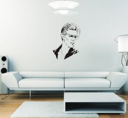Wandtattoo "David Bowie" 58 x 77 cm von mldigitaldesign Wandtattoo "David Bowie" 58 x 77 cm von mldigitaldesign von mldigitaldesign