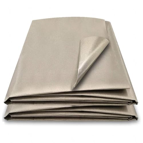 Faraday-Stoff | EMF-RFID-Abschirmblock Blockiermaterial Faraday-Gewebe Signal Block - Leitendes Gewebe Absorbiert EMF EMI für Tasche/Geräteabdeckung Strahlung Computer,silver-6 * 1.1m Faraday-Stoff | EMF-RFID-Abschirmblock Blockiermaterial Faraday-Gewebe Signal Block - Leitendes Gewebe Absorbiert EMF EMI für Tasche/Geräteabdeckung Strahlung Computer,silver-6 * 1.1m von mlhk