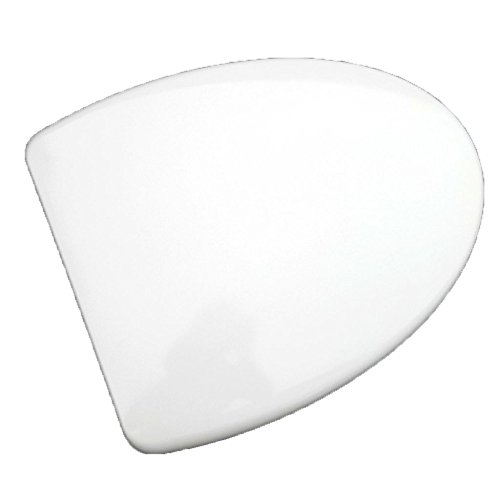 mlhk WC Sitz Weiß V-Form •toilettendeckel Absenkautomatik 25 cm Deckel Mit Großem Loch Spülbar von mlhk