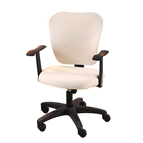 mmcrz bürocomputer hussen, Split dehnbarer Sitz slipcover auswechselbar und waschbar Rotating Chair schutzhülle von mmcrz