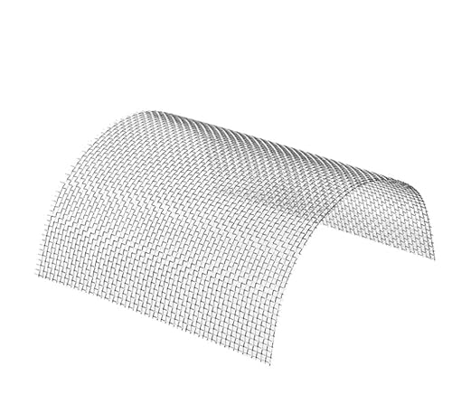 1 stück metall net 30x30 cm edelstahl mesh filter mesh metall vordere reparatur feste mesh filter gewebt draht sieb platte screen filter (Color : 300Mesh) von mmlfx