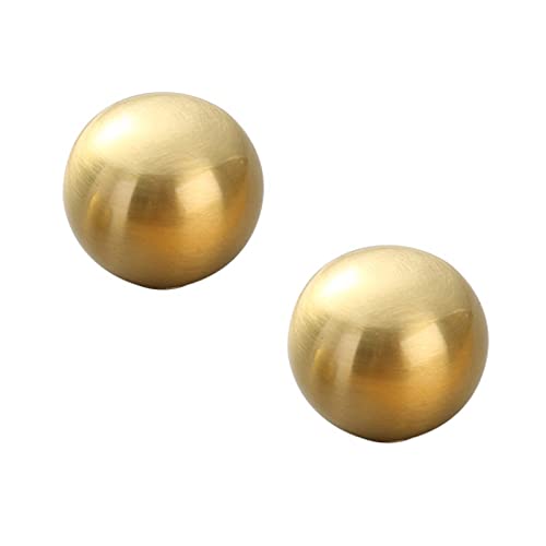 moaupr 2 Stück Möbelgriffe Gold Schrankgriff Messing Reines Kupfer Türgriff Sphärisch Schubladegriff Zierteile Küchengriffe Stangengriff Kleiderschrank Kommodenknöpfe Möbelknäufe S moaupr 2 Stück Möbelgriffe Gold Schrankgriff Messing Reines Kupfer Türgriff Sphärisch Schubladegriff Zierteile Küchengriffe Stangengriff Kleiderschrank Kommodenknöpfe Möbelknäufe S von moaupr