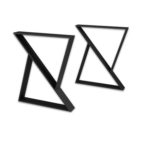 ModernLOFTart Tischbeine Metall Tischkufen 2 Stück - Tischgestell Metall aus 1cm Dickem Flachstahl Gefertigt - Tischfüße für Esstisch, Schreibtischbeine, Konferenztisch Füße ModernLOFTart Tischbeine Metall Tischkufen 2 Stück - Tischgestell Metall aus 1cm Dickem Flachstahl Gefertigt - Tischfüße für Esstisch, Schreibtischbeine, Konferenztisch Füße von modern LOFT art
