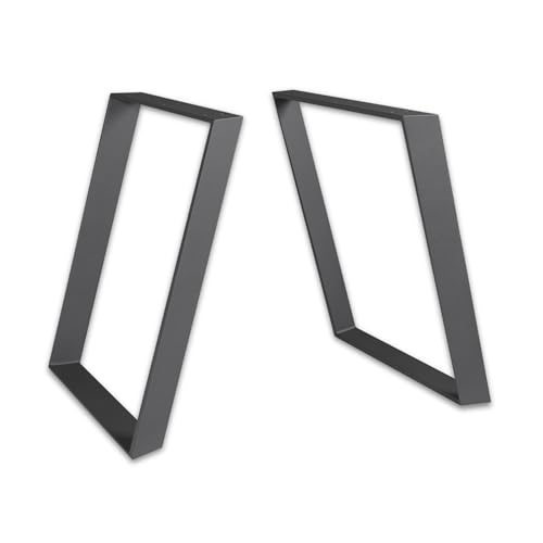 ModernLOFTart Tischbeine Metall Tischkufen 2 Stück - Tischgestell Metall aus 1cm Dickem Flachstahl Gefertigt - Tischfüße für Esstisch, Schreibtischbeine, Konferenztisch Füße ModernLOFTart Tischbeine Metall Tischkufen 2 Stück - Tischgestell Metall aus 1cm Dickem Flachstahl Gefertigt - Tischfüße für Esstisch, Schreibtischbeine, Konferenztisch Füße von modern LOFT art