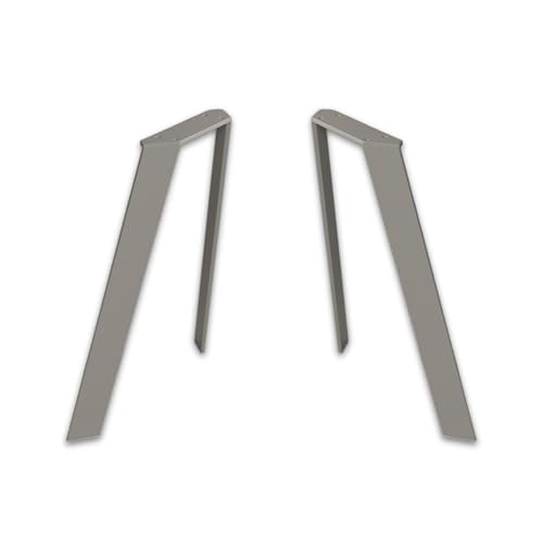 ModernLOFTart Tischbeine Metall Tischkufen 2 Stück in V Form - Tischgestell Metall aus 1cm Dickem Flachstahl Gefertigt - Tischfüße für Esstisch, Schreibtischbeine, Konferenztisch Füße von modern LOFT art