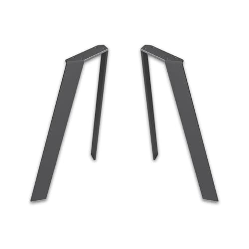 ModernLOFTart Tischbeine Metall Tischkufen 2 Stück in V Form - Tischgestell Metall aus 1cm Dickem Flachstahl Gefertigt - Tischfüße für Esstisch, Schreibtischbeine, Konferenztisch Füße von modern LOFT art